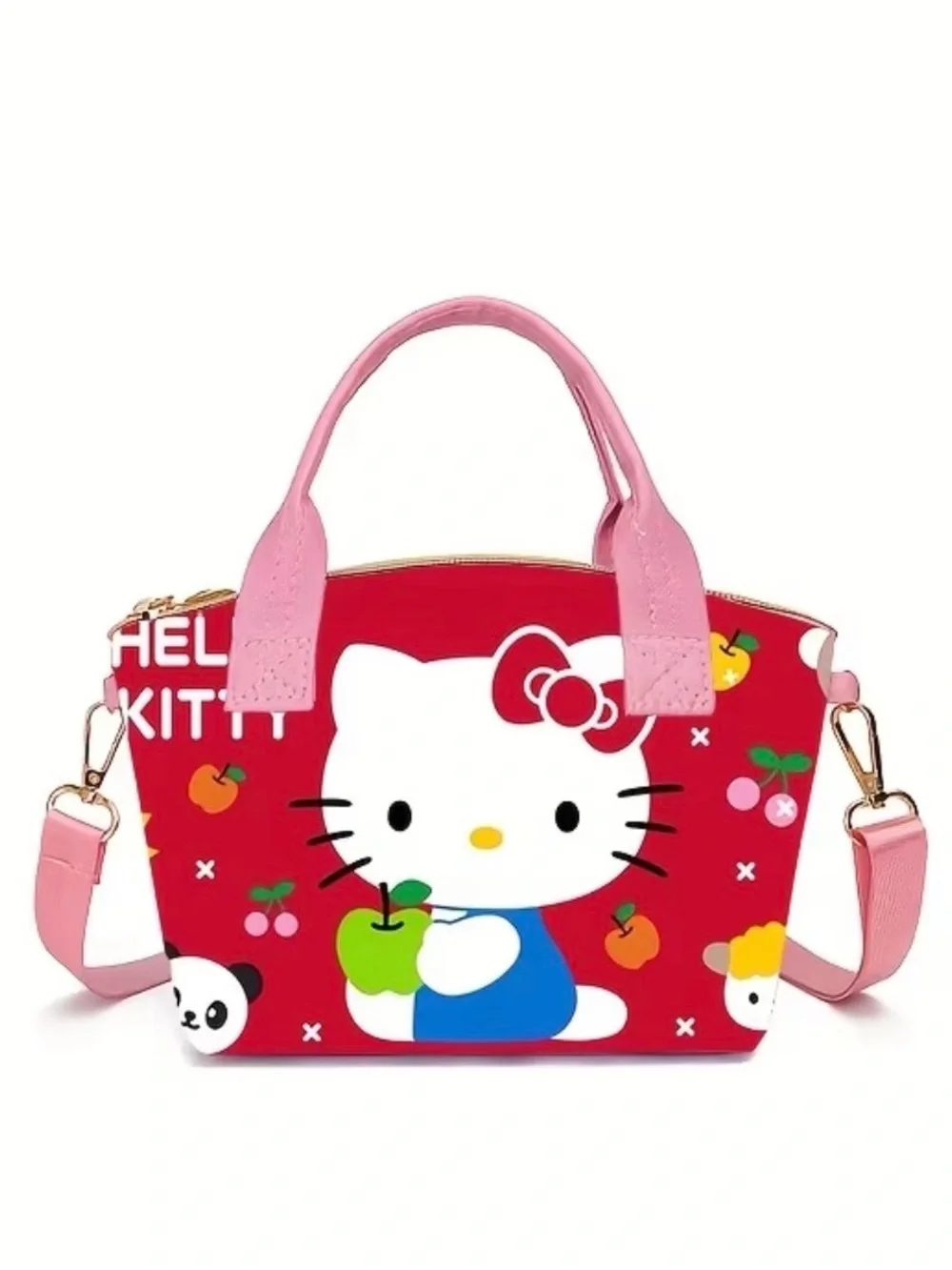 Hello Kitty Red and Pink Kids Top-Handle Satchel